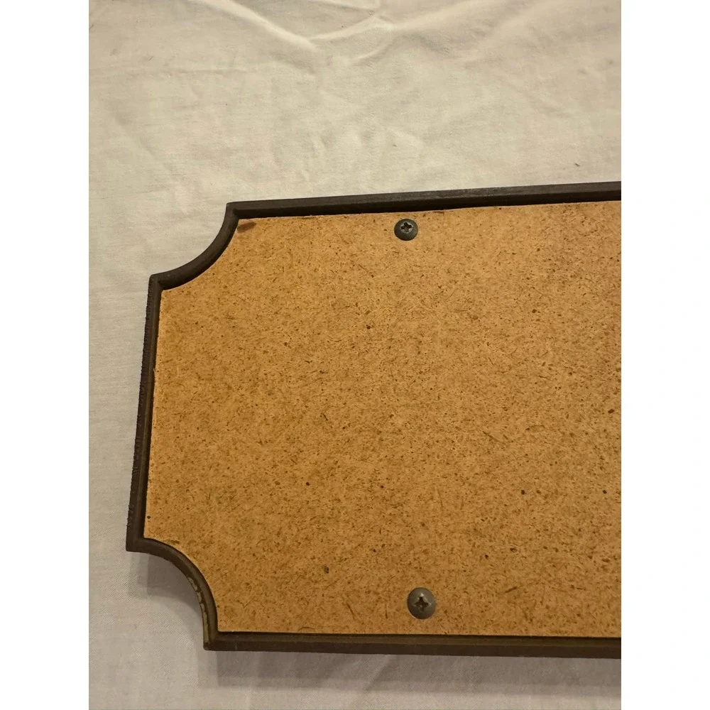 Vintage Hollywood Regency Faux Bamboo Wall Mirror Brown Chinoiserie 14x5.5 inch